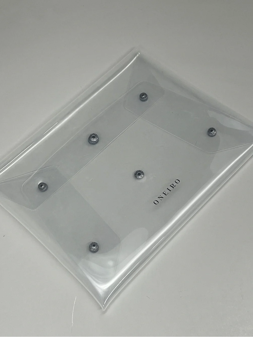 New ONEIRO clear multipurpose clutch and travel pouch. 10 Packs Sale Clearance!